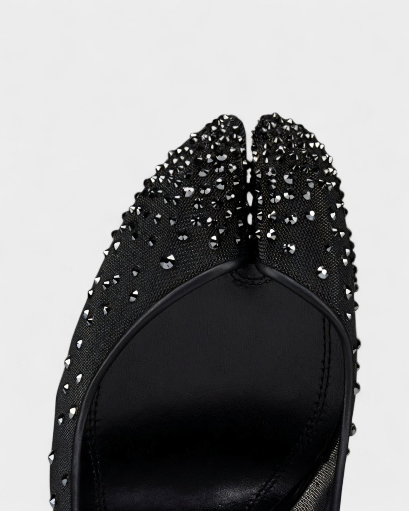 AURIEL Embellished Red Sole Mesh Stiletto Heels