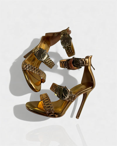 JILLY Watchband Strap Stiletto High Heels