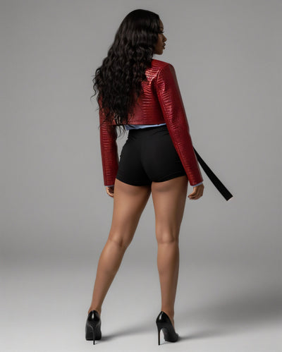 ASA Faux Croco Jacket