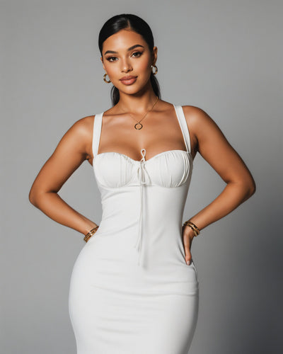 BIANCA Fishtail Slim Midi Dress