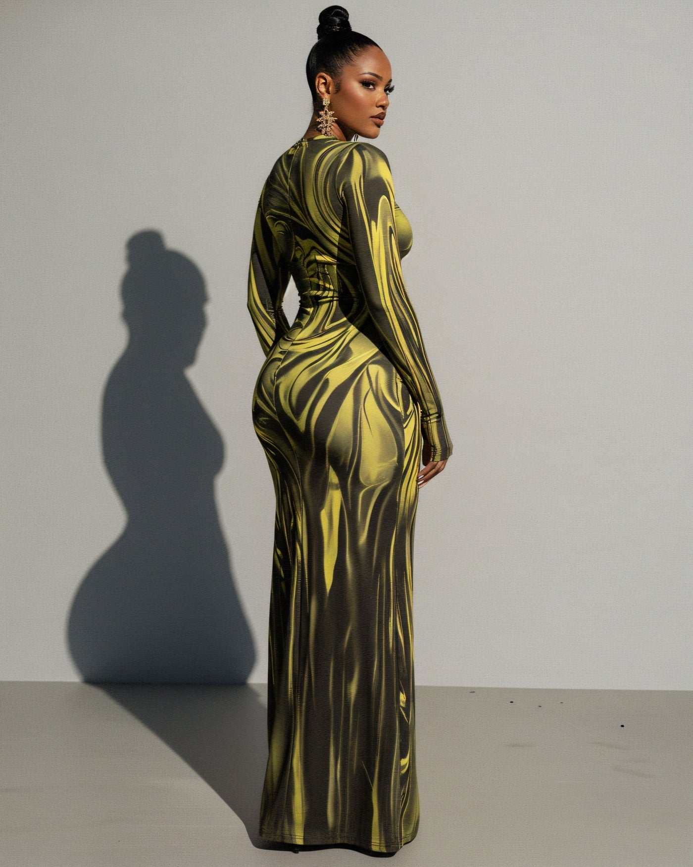 KASSIDY Illusion Maxi Dress