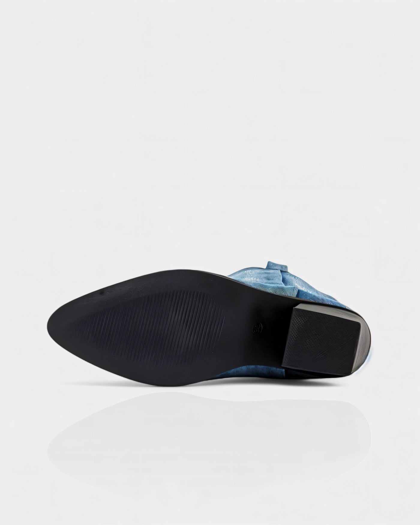 ALIANA Embroidered Denim Cowboy Boots