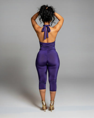 ALYNE Halter Neck Top & Capri Pants Set