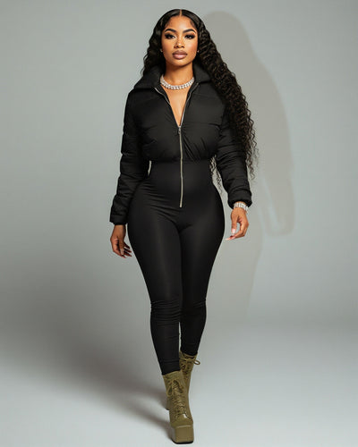 POPPY Crop Jacket Jumpsuit