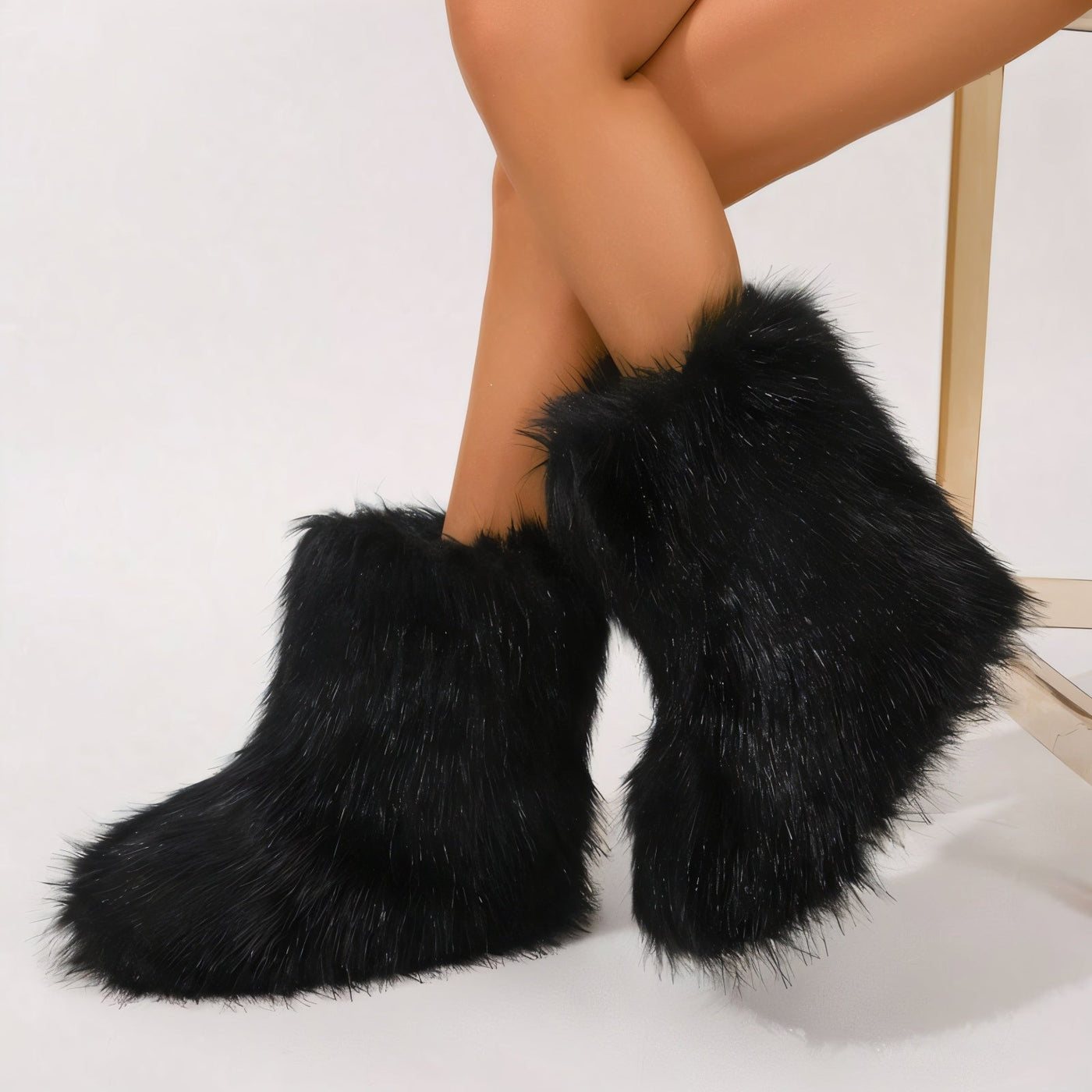 PLUSH Faux Fur Boots