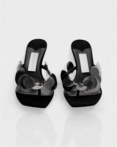 LOLITA Sequin Kitten Heels