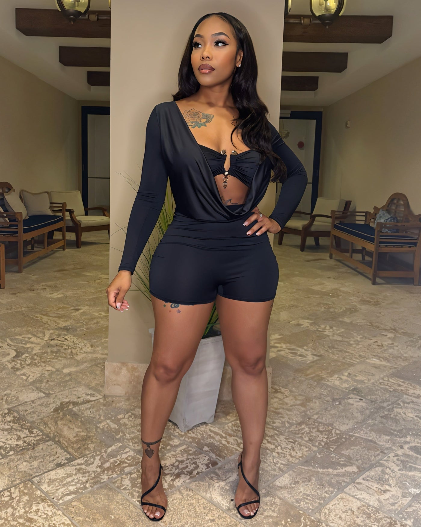 ARIELLE Halter Neck Romper