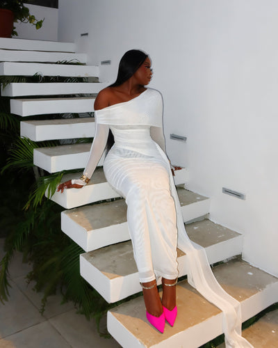 CHAYA Off-Shoulder Maxi Dress