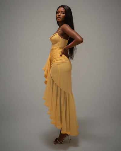 CYNTHIA Ruffled Maxi Dress