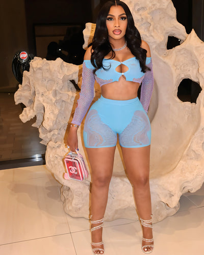 SIYA Star Cutout Short Set