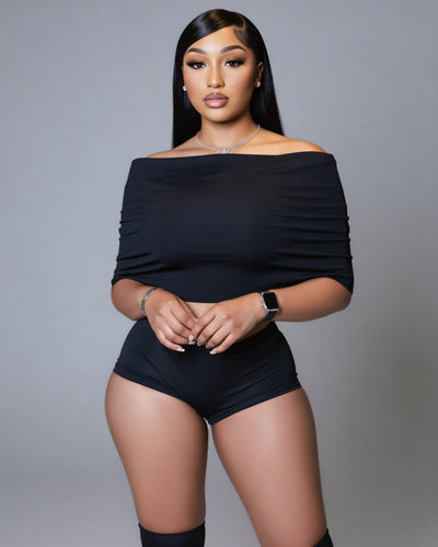 ROSE Off-Shoulder 3-Piece Set