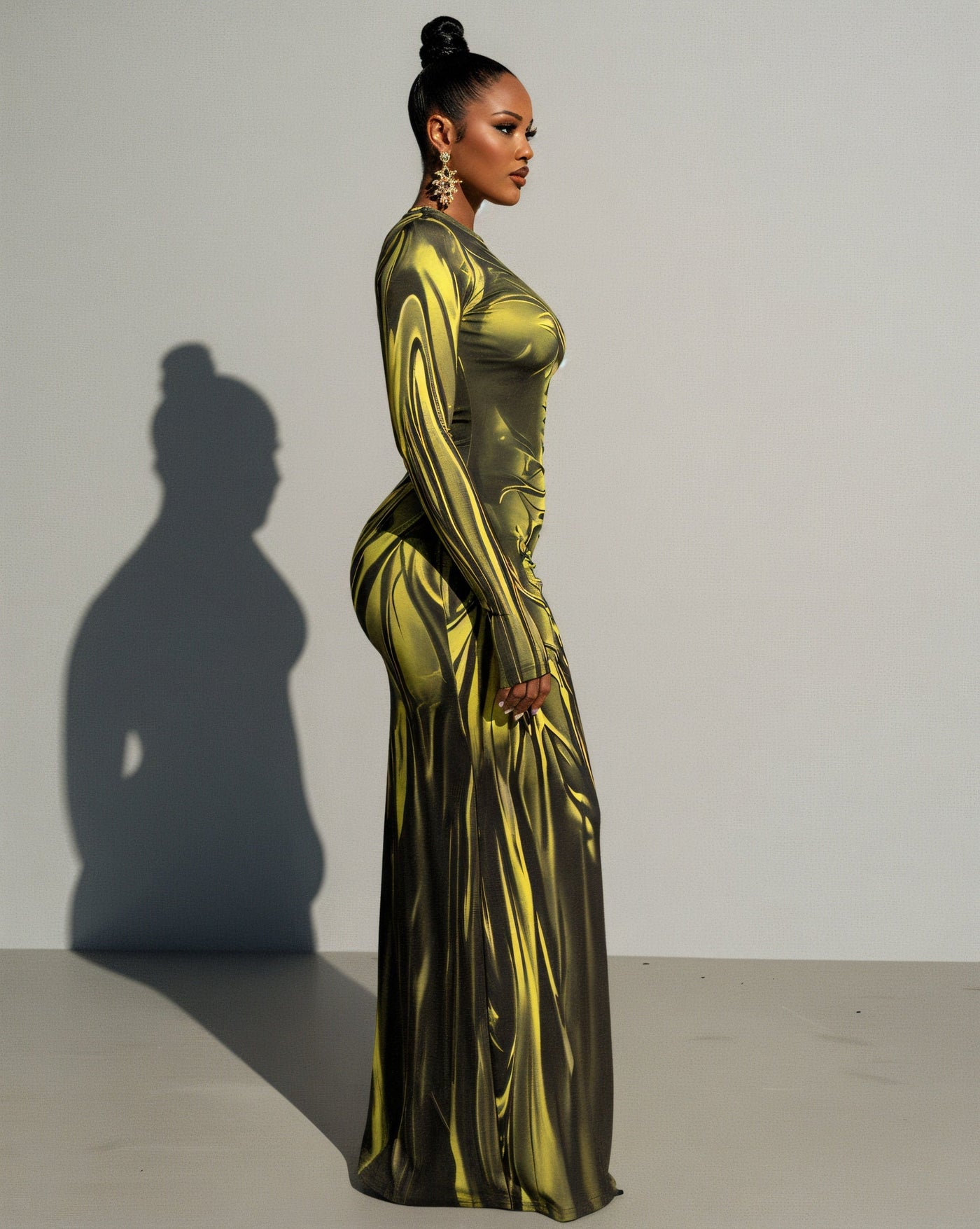 KASSIDY Illusion Maxi Dress