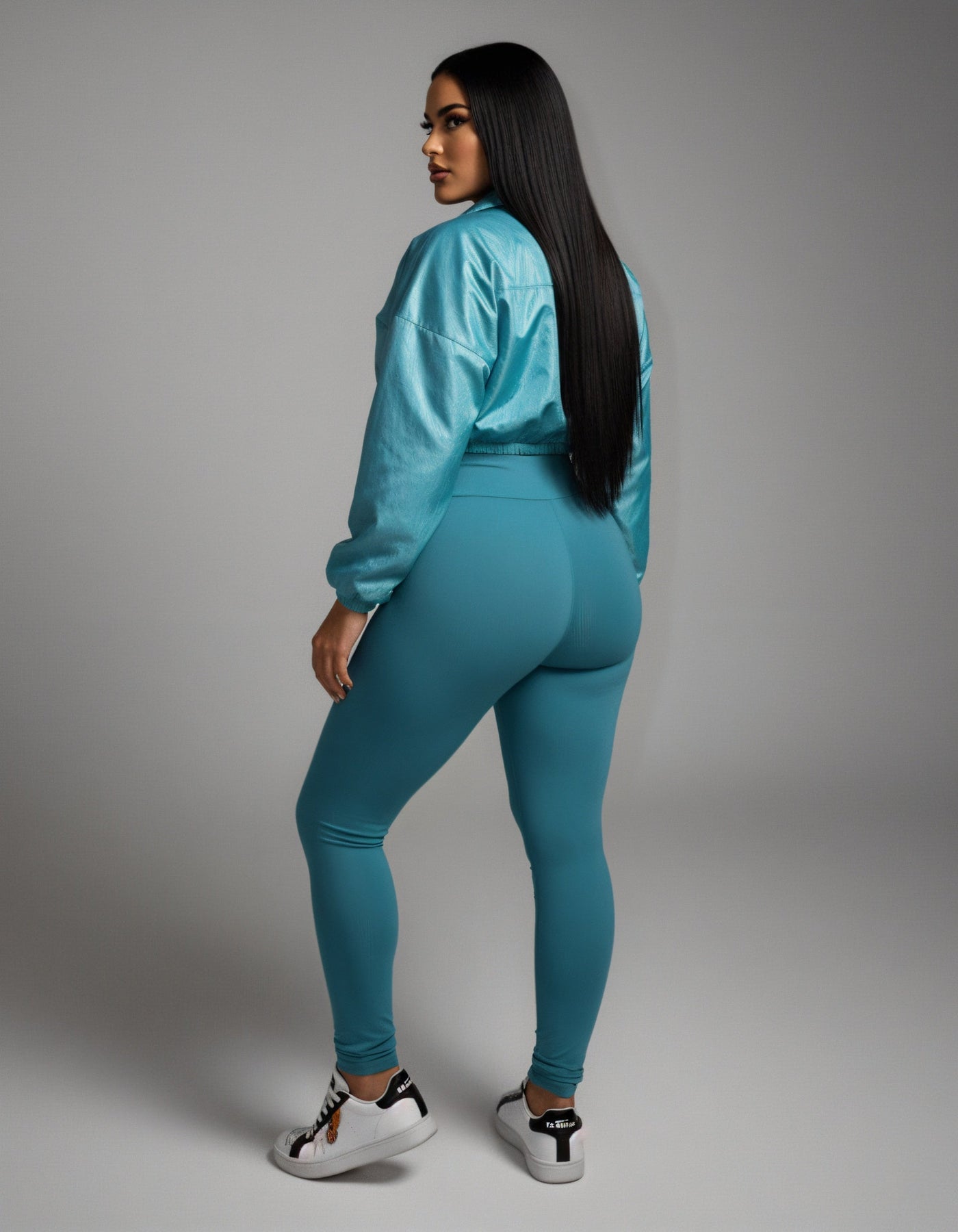 TATUM Cropped Zip Up Jacket & Leggings Set