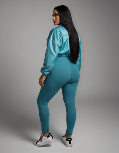 TATUM Cropped Zip Up Jacket & Leggings Set