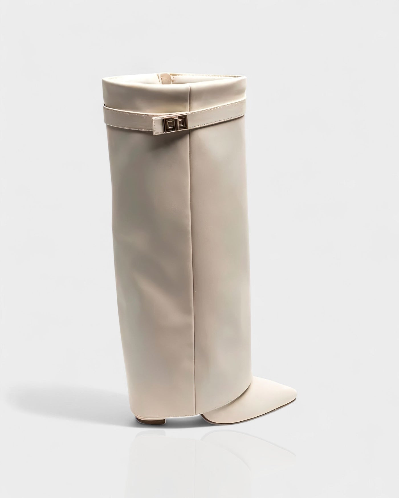 MAISY Straight Pointed-Toe Knee-High Boots