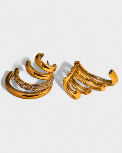 YSERA Stud Hoop Earrings