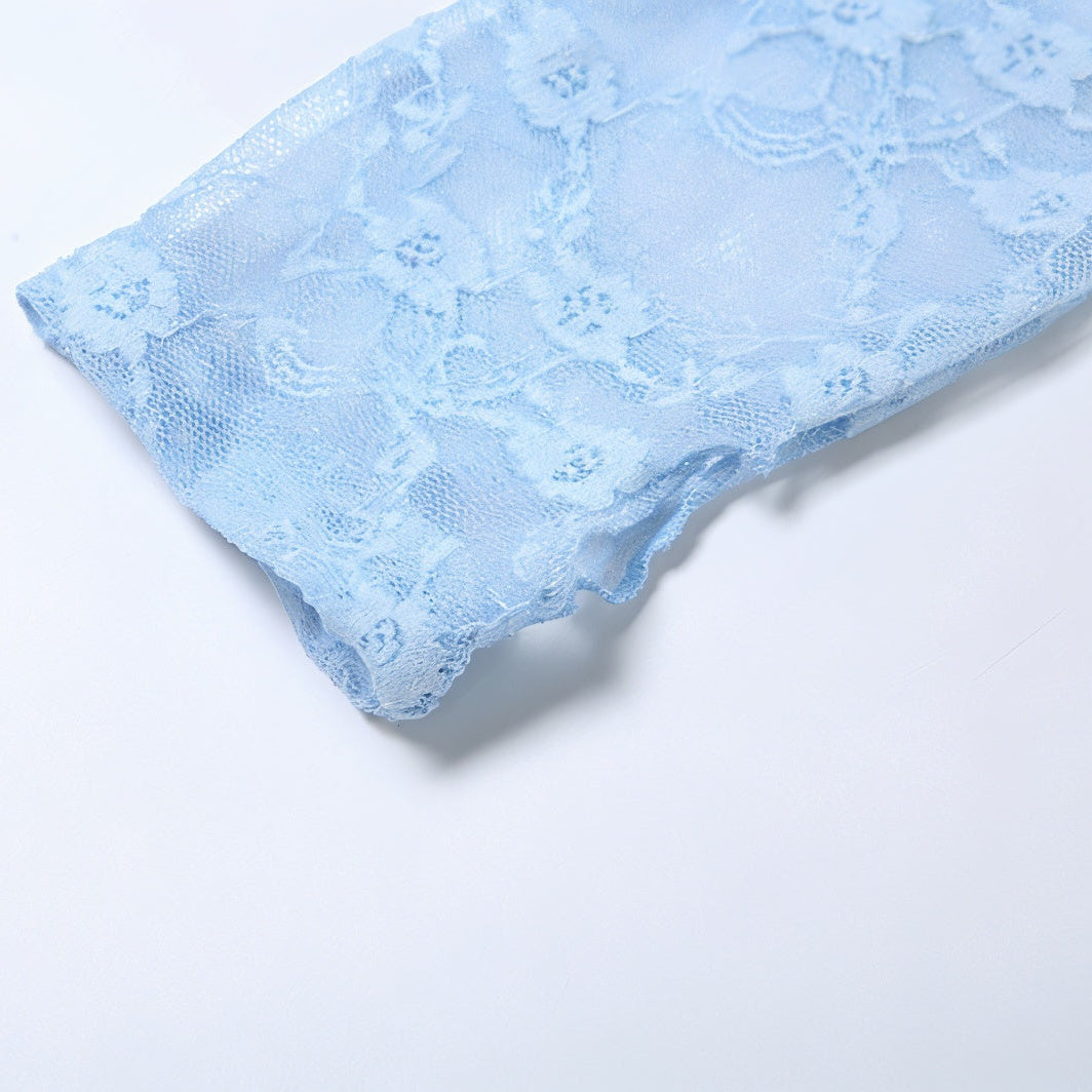 ELINA Lace Ribbon Jumpsuit