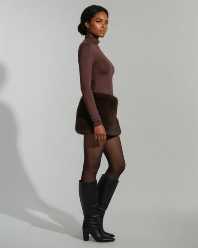 TIANA Faux Fur Skirt