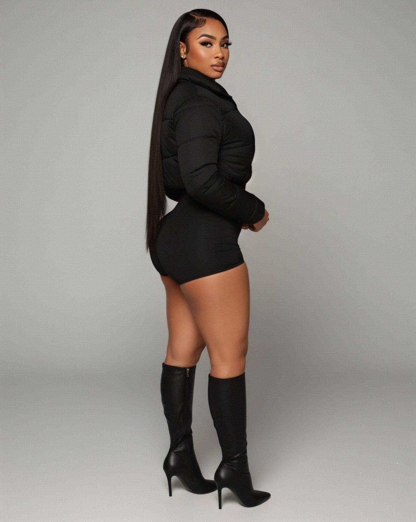 POPPY Crop Jacket Playsuit