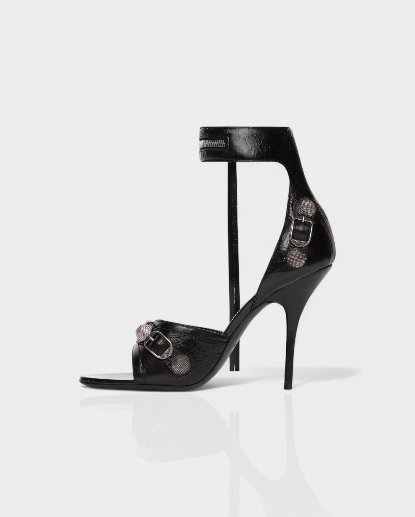 PALISSE Buckle Detail Stiletto Heels