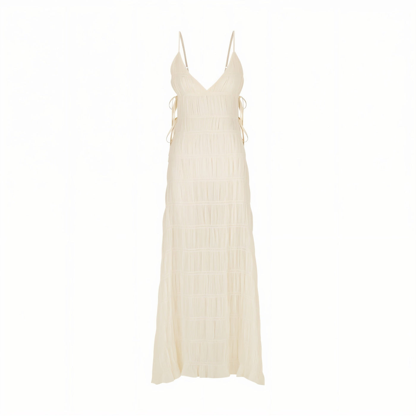 LEONA Pleated Maxi Dress