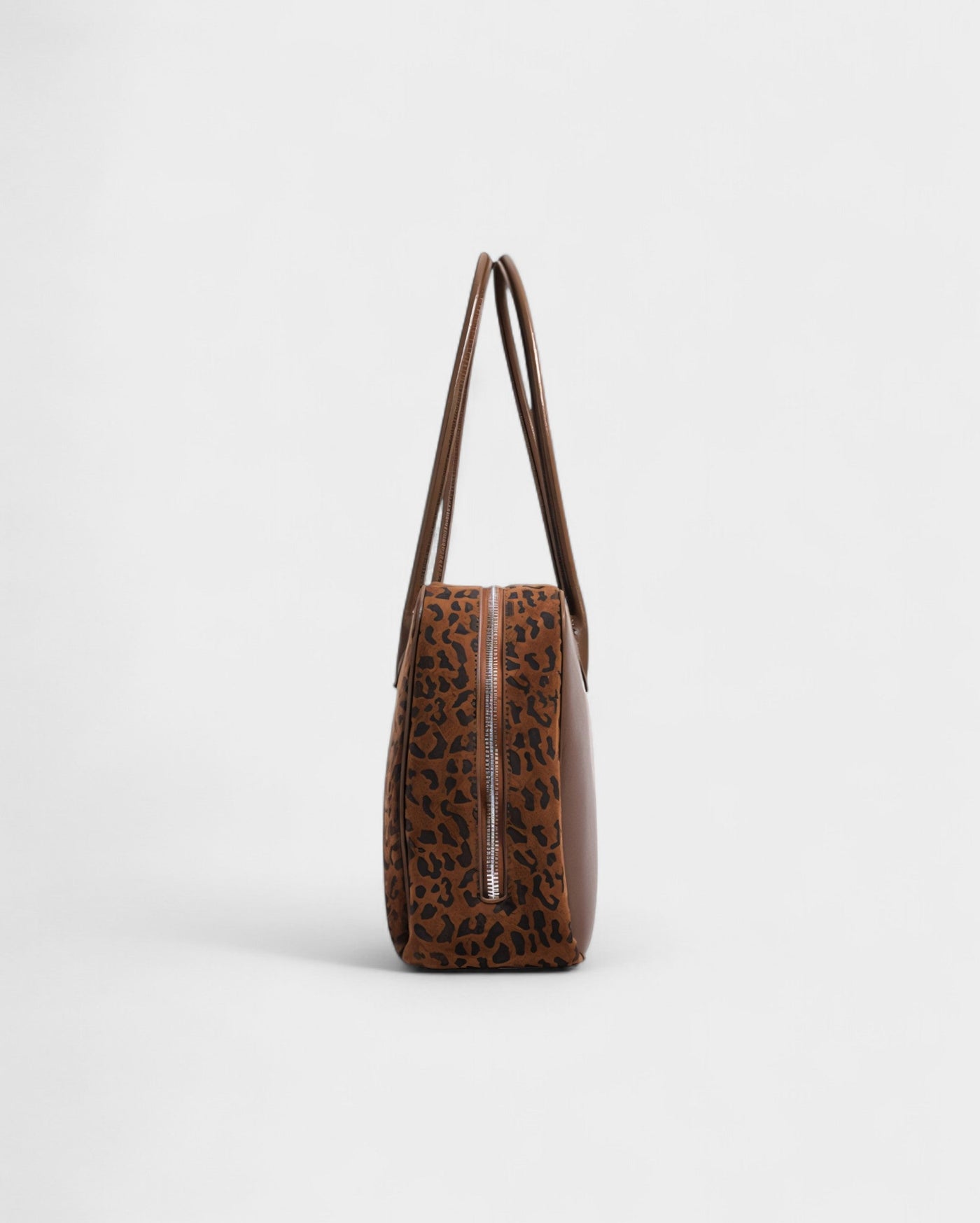 ELVINA Leopard Top-Handle Bag