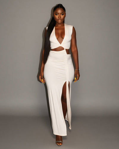 JOVANA Cutout Maxi Dress