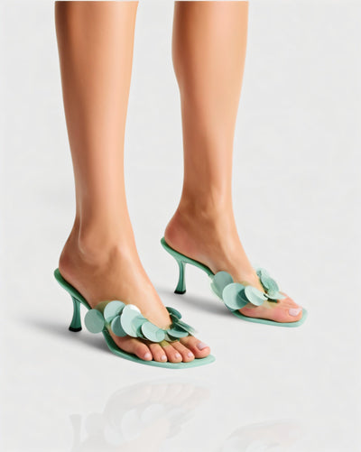 LOLITA Sequin Kitten Heels