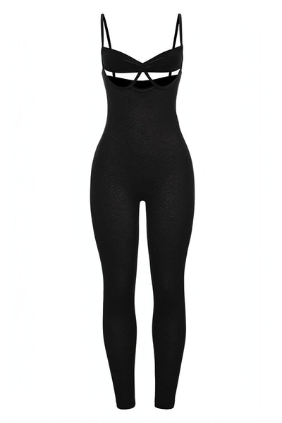 JANELLE Hollow Perspective Jumpsuit