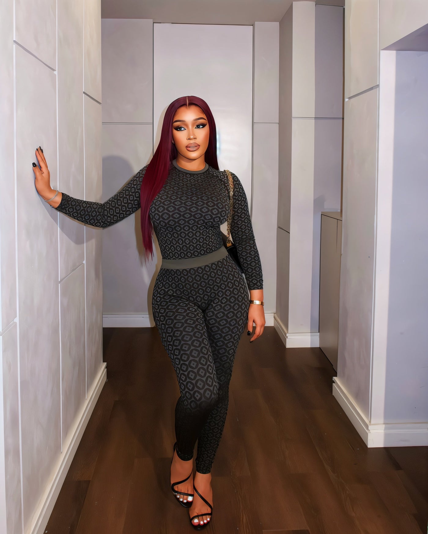 GISELLE Pattern Jumpsuit