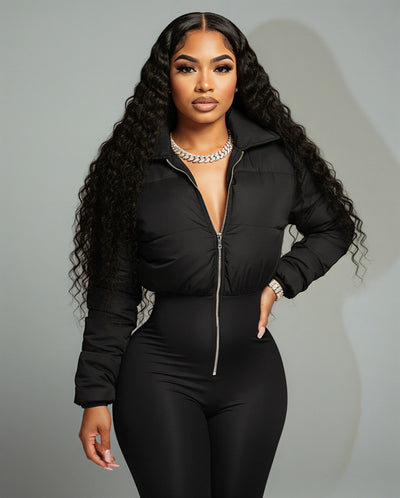 POPPY Crop Jacket Jumpsuit