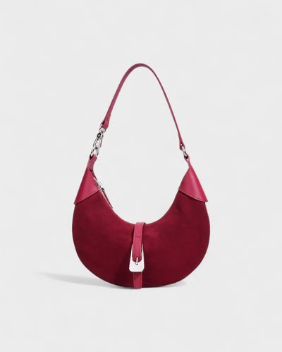 MARLEN Crescent Buckle Shoulder Bag