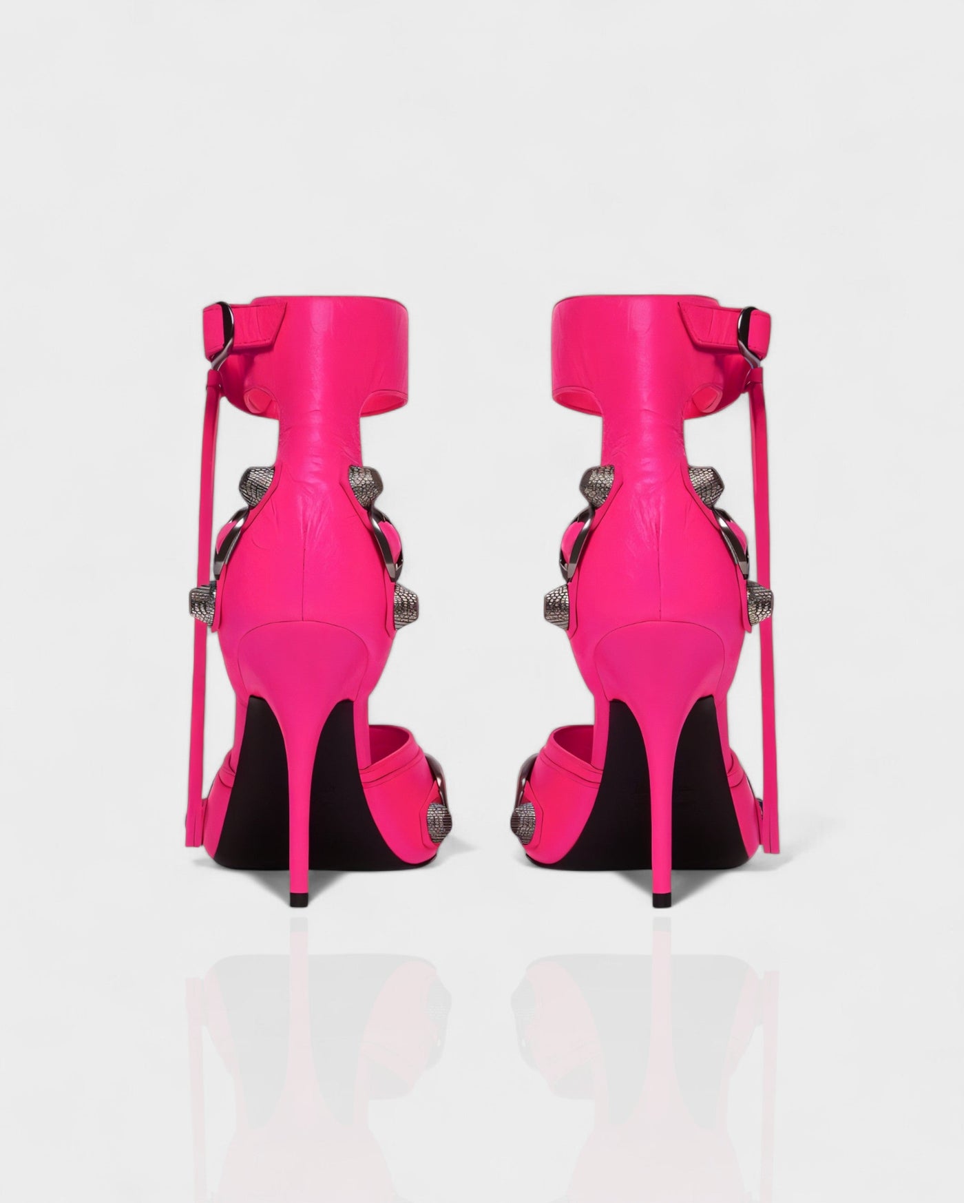 PALISSE Buckle Detail Stiletto Heels