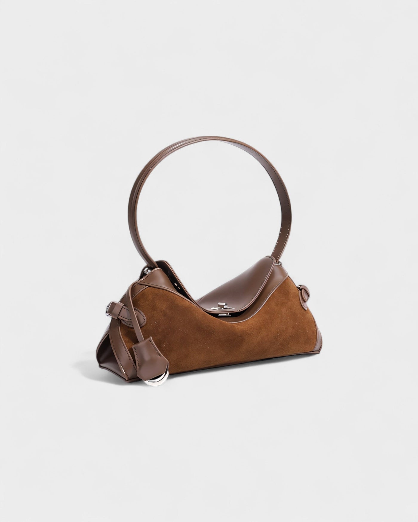 PRIELLE Round Handle Shoulder Bag
