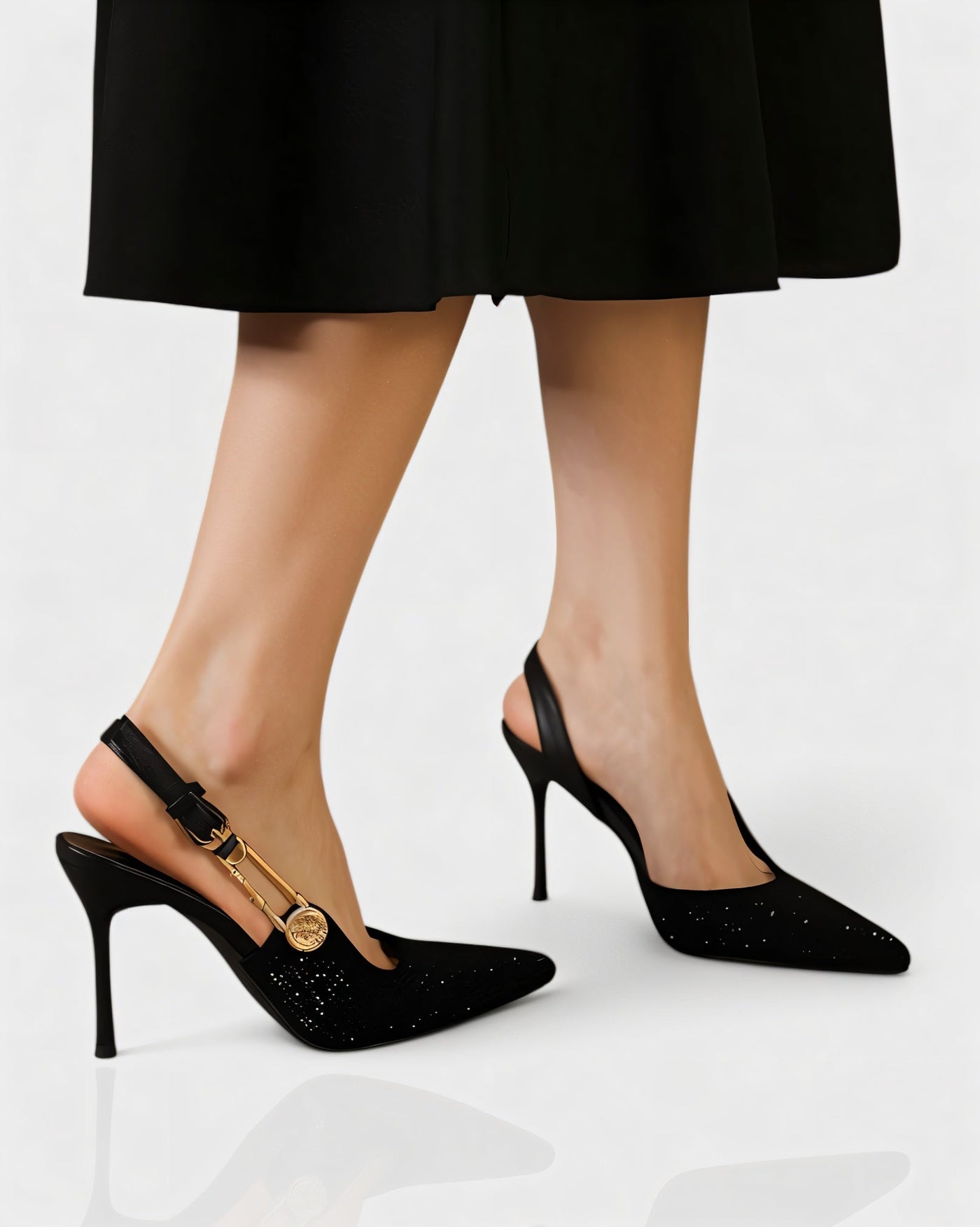 LILIAN Rhinestone Emellished Heels