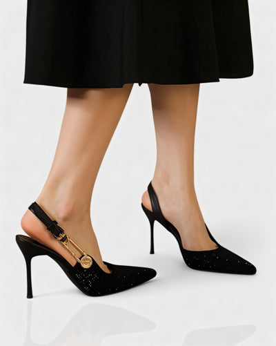 LILIAN Rhinestone Emellished Heels