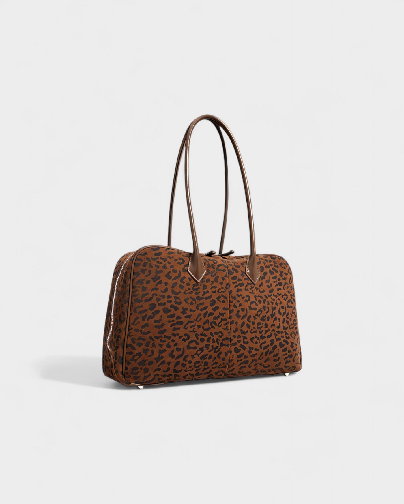 ELVINA Leopard Top-Handle Bag