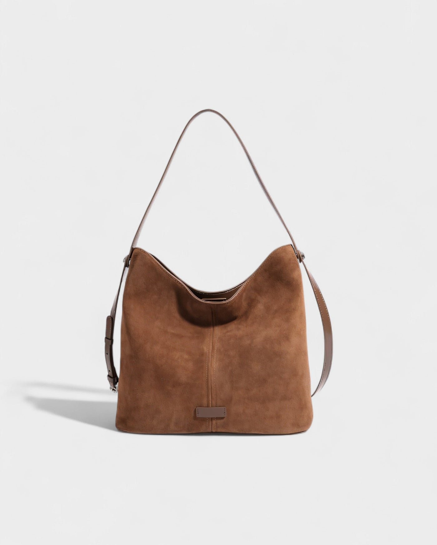 AYLIN Faux Suede Slouch Shoulder Bag
