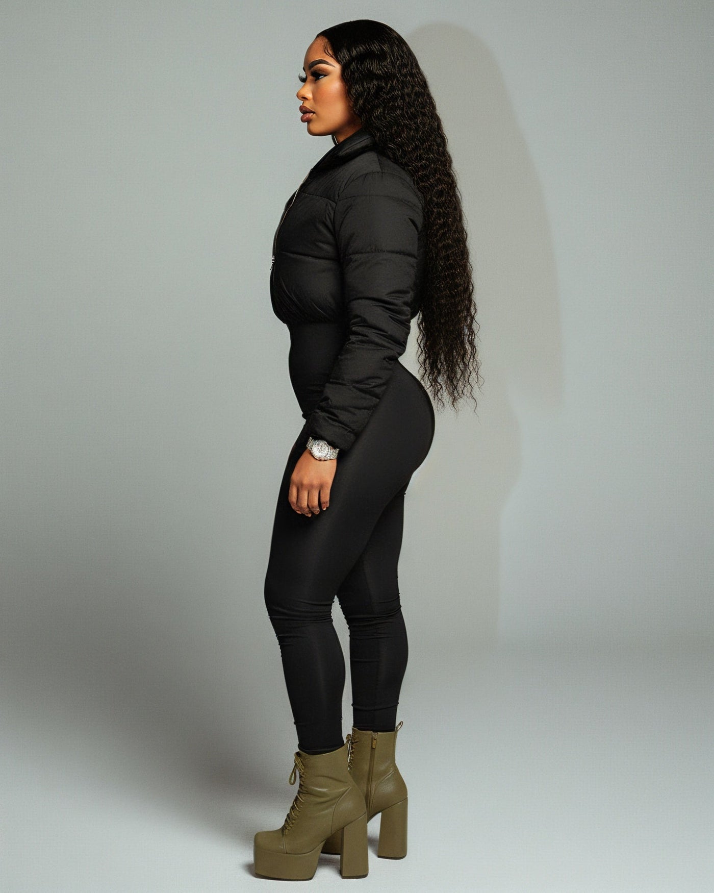 POPPY Crop Jacket Jumpsuit