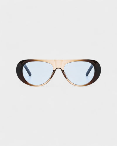 JONNA Oversized Oval Frame Sunglasses