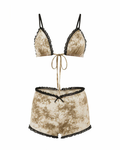 ISADORA Bikini Top & Swim Shorts Set