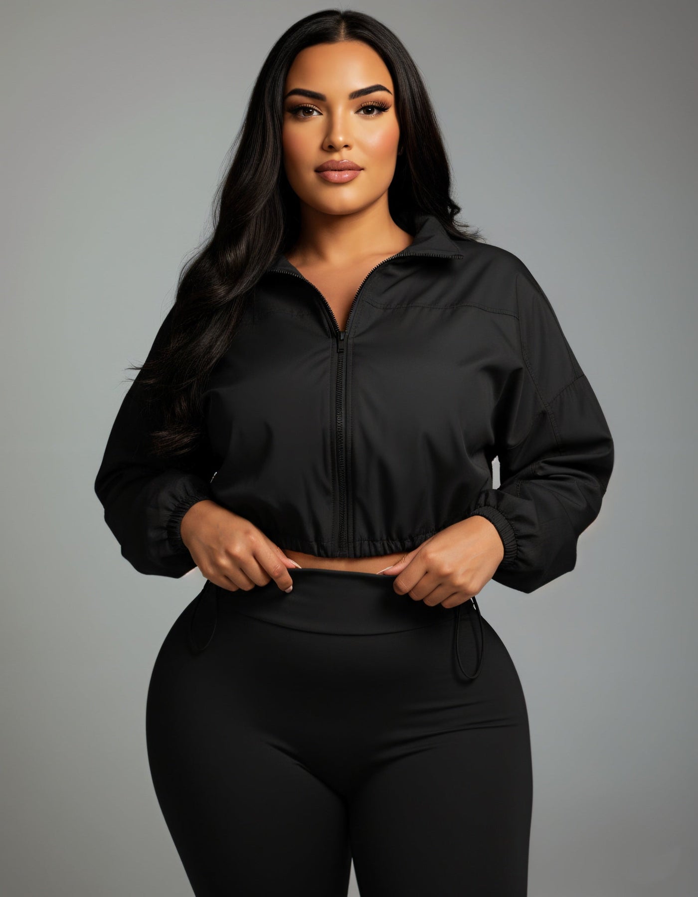 TATUM Cropped Zip Up Jacket & Leggings Set