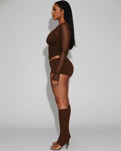 DEIA Mesh Detail Four-Piece Set