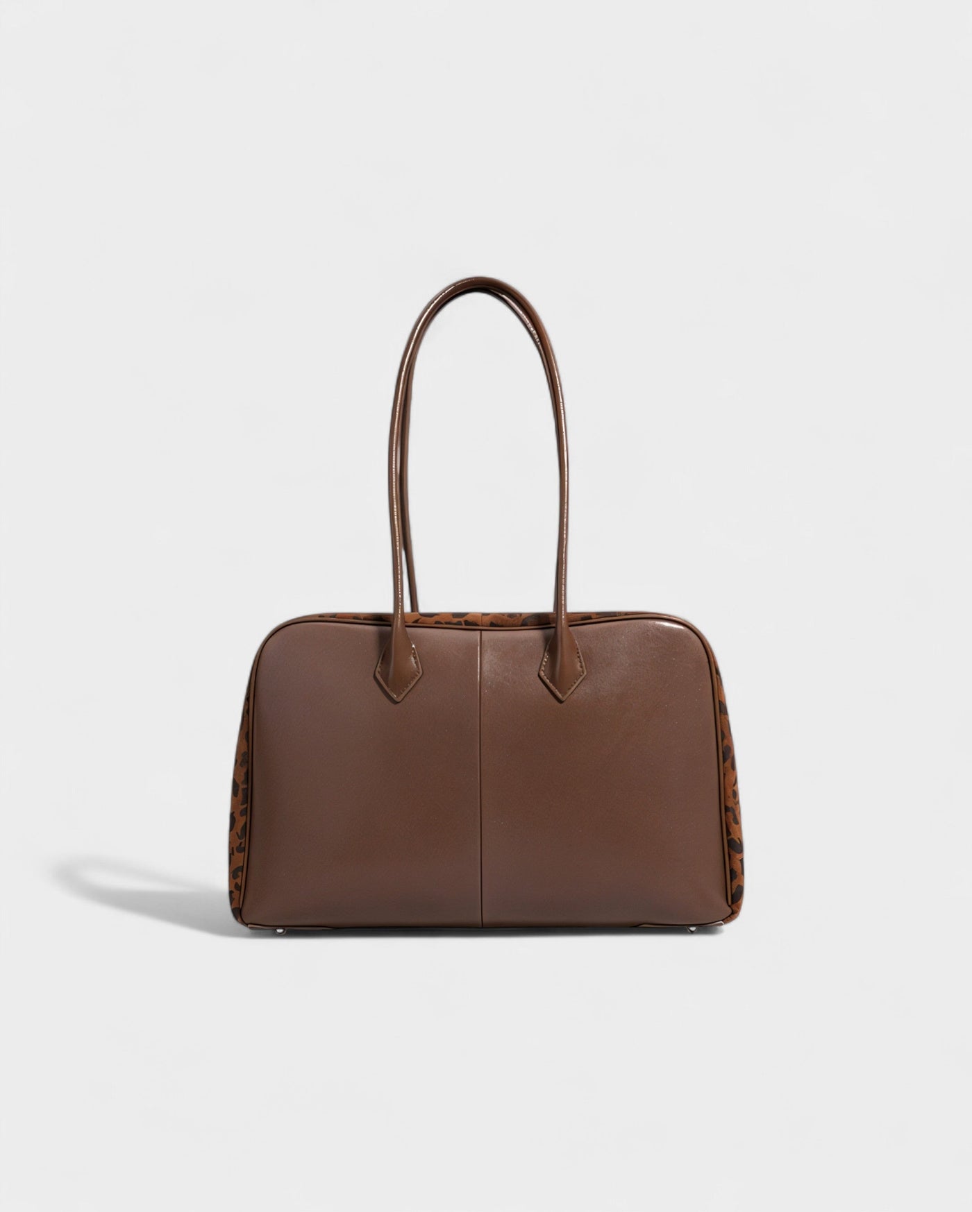 ELVINA Leopard Top-Handle Bag