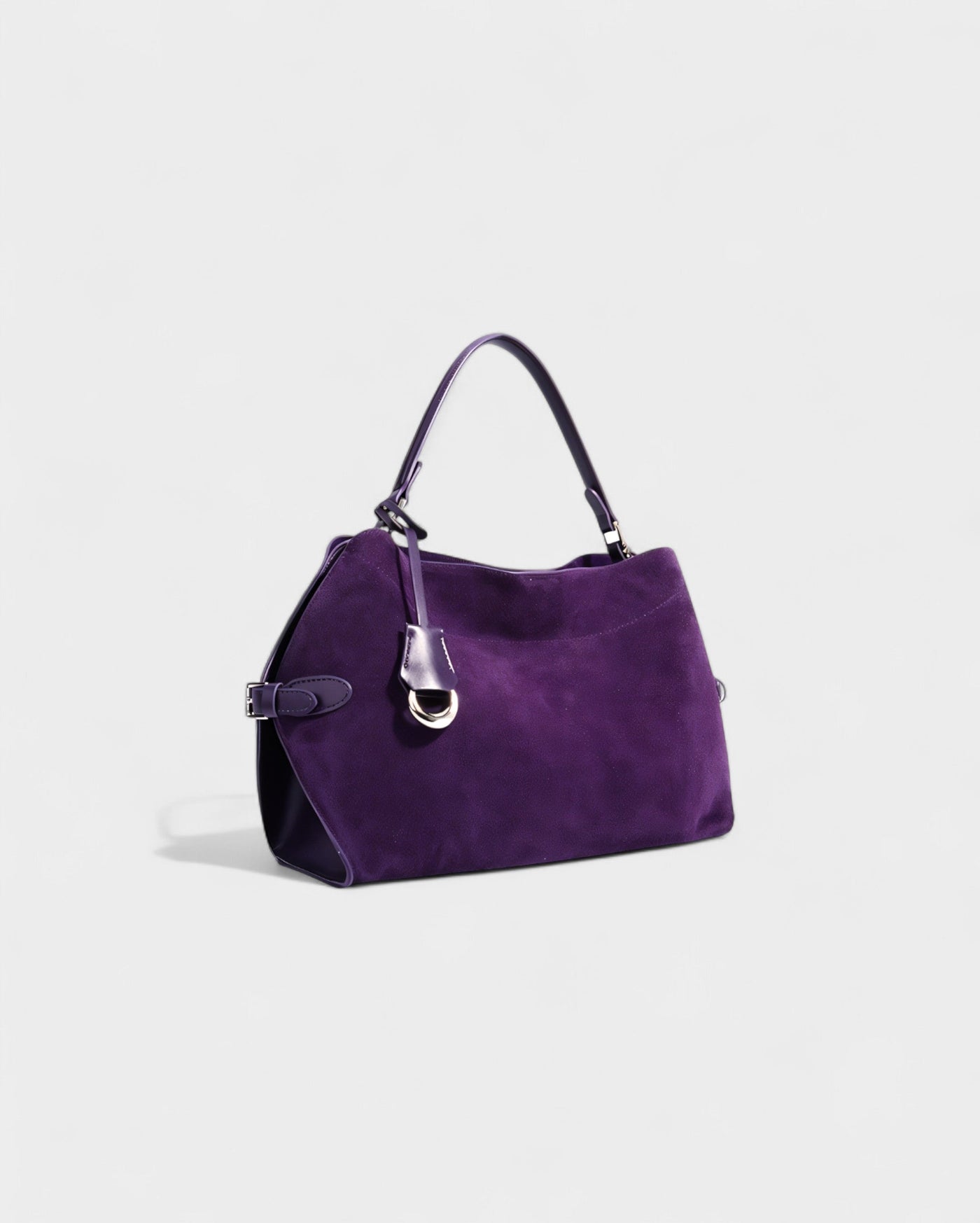 RIZANA Faux Suede Satchel Bag
