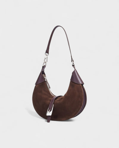 MARLEN Crescent Buckle Shoulder Bag