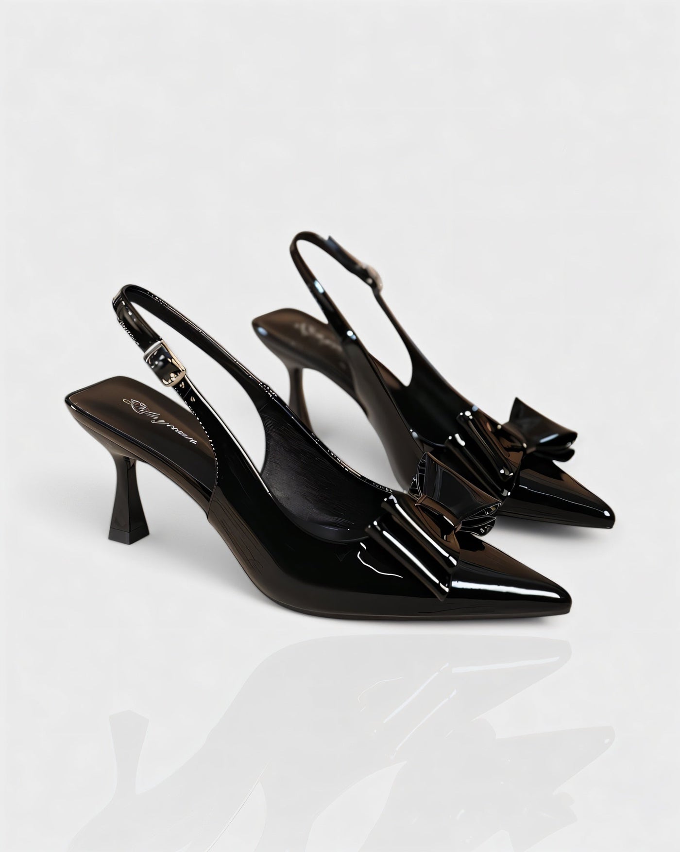 THERESA Bow Strap Pointed Heels