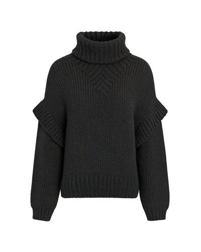 NARLA Fluffy Long Sleeve Turtleneck Sweater