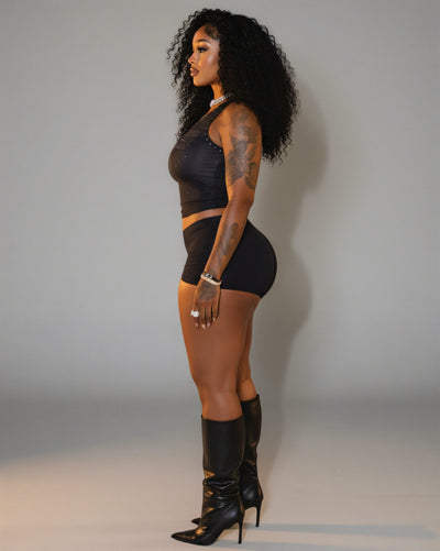 ANAYA Cropped Tank and Shorts Set