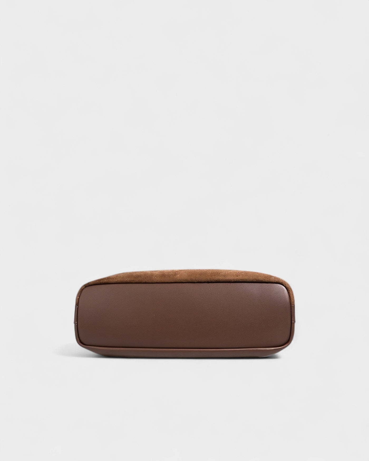 YENNA Faux Suede Dumpling Shoulder Bag